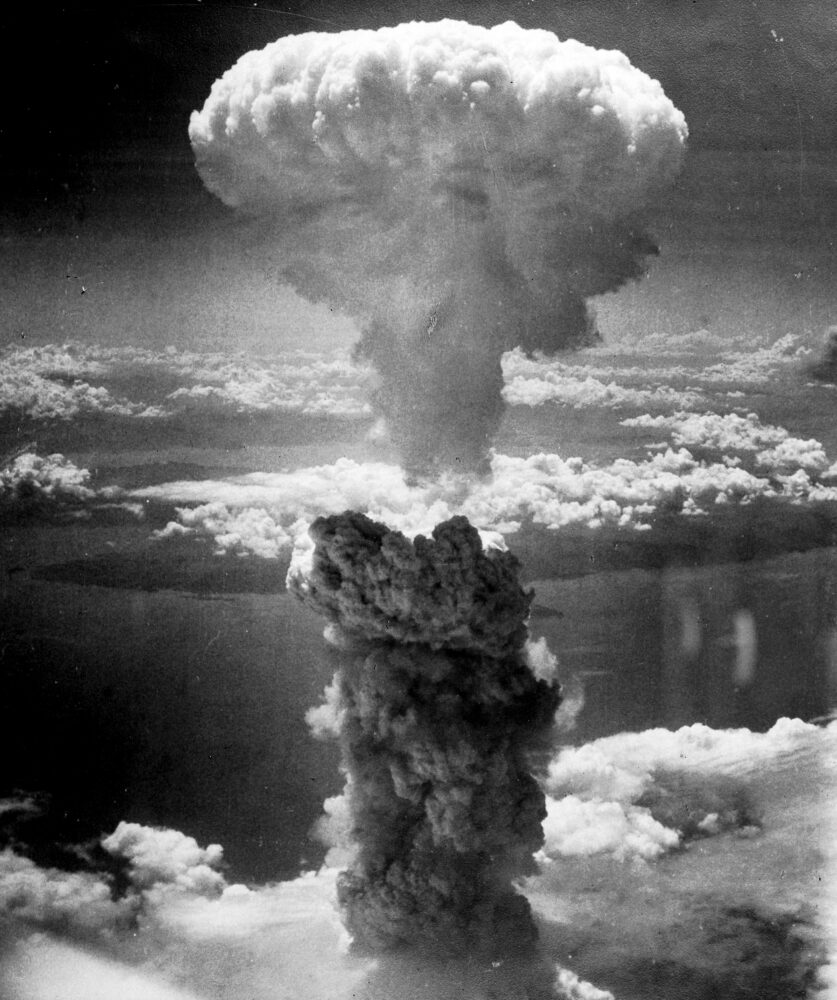 Nagasaki nuclear bombing of Japan during World War Two