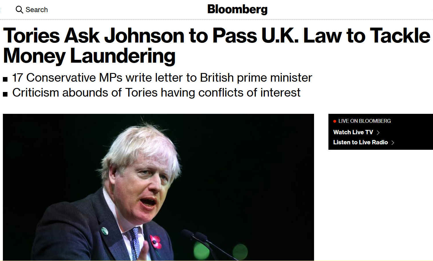 Why is Boris sitting on his hands. Is it to protect drug cartels and corrupt landlords?