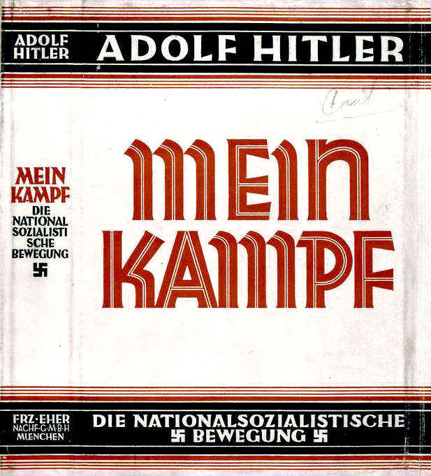Mein Kampf means My Struggle, a book by the most famous war criminal of all time, Adolf Hitler