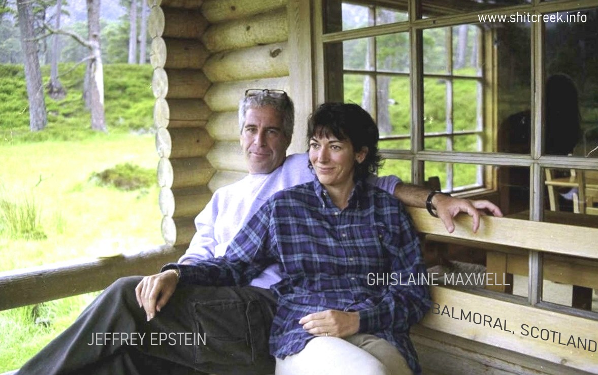 Jeffrey Epstein and Ghislaine Maxwell at Balmoral, Royal residence in Scotland